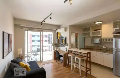 Flat vila olímpia - ed. mandarim - varanda gourmet - 1 suíte/vaga - andar alto