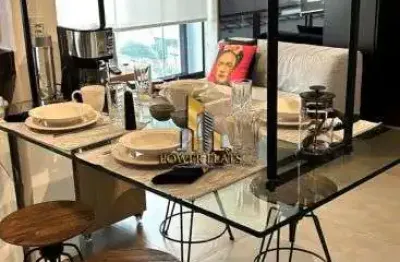 Flat mobiliado na vila mariana – 1 suíte, 1 vaga – rua sampaio viana, 180 – andar alto com varanda