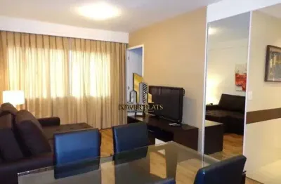 Flat mobiliado no itaim bibi | saint james residence | pronto para morar