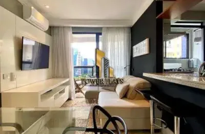 Flat de alto padrão no espaço alpha – mobiliado e completo na vila nova conceição - são paulo - sp