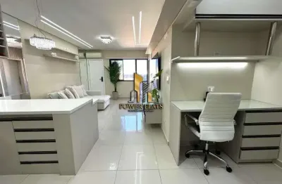 Lindo flat de luxo para aluguel no le bougainville, alphaville – 58 m² mobiliado com alexa