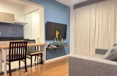 Flat de alto padrão totalmente mobiliado para aluguel no royal brooklin - cidade monções