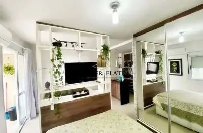 Flat mobiliado 1 quarto no jardim ampliação – 35m² – lazer completo e pronto para morar – zona sul