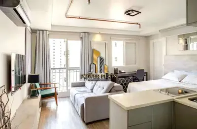 Apartamento mobiliado com 1 suíte e 1 vaga – alameda lorena, jardins