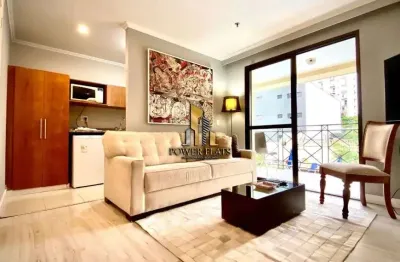 Flat mobiliado no quality suites vila olímpia — localização premium e conforto total