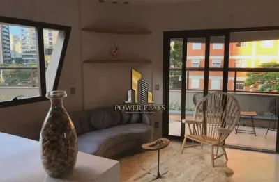 Flat luxo mobiliado no cyrela pininfarina – vila olímpia – 1 dorm c/ varanda