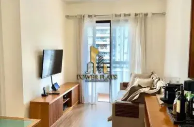 Flat de luxo mobiliado para aluguel no royal brooklin com 2 dormitórios e 63m²