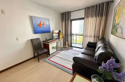 Flat mobiliado para aluguel – 1 suíte, 1 vaga – the plazza – jardins/sp