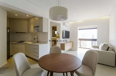 Flat mobiliado para aluguel no condomínio contemporâneo home & service – vila nova conceição – sp