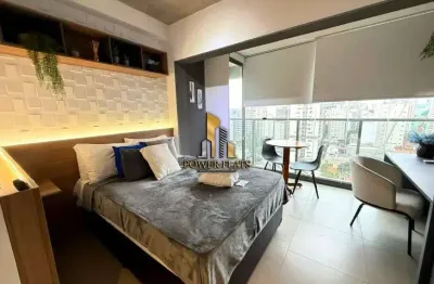 Flat mobiliado para aluguel no condomínio on paulista | próximo à av. paulista e metrô paraíso