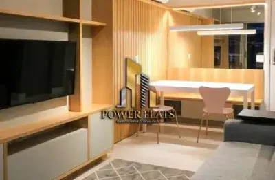 Flat mobiliado em pinheiros – 30 m², 1 suíte, lazer completo e ar-condicionado