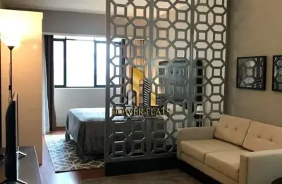 Flat mobiliado no condomínio sol alphaville – 1 dorm, 1 vaga, lazer completo