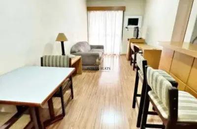 Flat mobiliado de 32m² para aluguel no jardim paulista – 1 quarto, piscina e academia