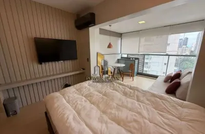 Flat completo e mobiliado no brooklin, são paulo – 1 quarto, sem vaga