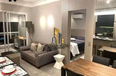 Flat alto padrão no mandarim brooklin – 1 dormitório mobiliado com vista espetacular