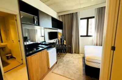 Flat mobiliado aluguel no condomínio vn ueno | moderno e bem localizado na bela vista