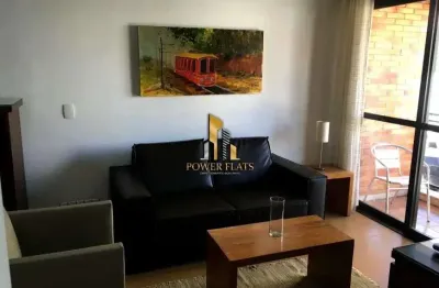 Flat mobiliado no contemporâneo | vila nova conceição – 1 dorm