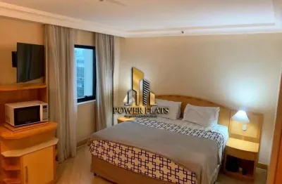 Flat mobiliado no meliá higienópolis – alto padrão e localização privilegiada!