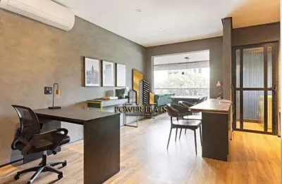 Flat mobiliado para locação no horizonte jk – 1 dormitório – itaim bibi, são paulo