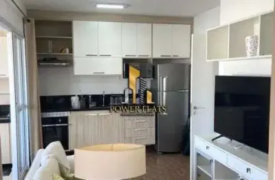 Flat mobiliado no edifício b103 – cidade monções, são paulo/sp