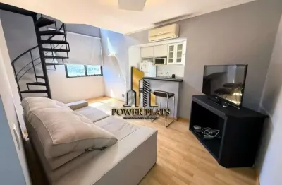 Flat duplex mobiliado no york duplex residence – vila olímpia, são paulo