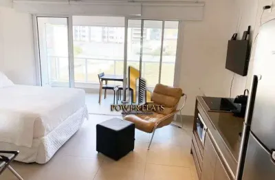 Flat edifício nysp – 1 dormitório suíte mobiliado com vaga para aluguel no brooklin sp