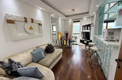 Lindo flat mobiliado para locação no spazio vitae saúde com 35 m², 1 dormitório e lazer completo