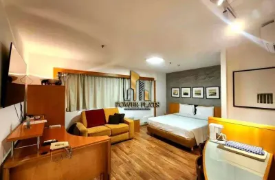 Flat com 1 quarto para alugar na Rua Pedroso Alvarenga, 1248, Itaim Bibi, São Paulo