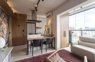 Flat imobiliado moderno 1 dorm, 43 m² no iquali pedroso - pinheiros