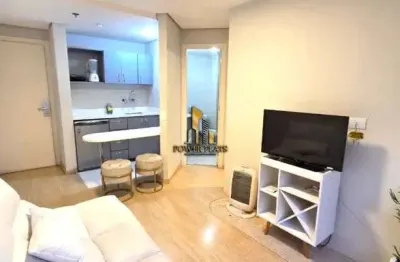 Flat mobiliado no hotel mercure moema - suíte, 1 vaga, perfeito investimento