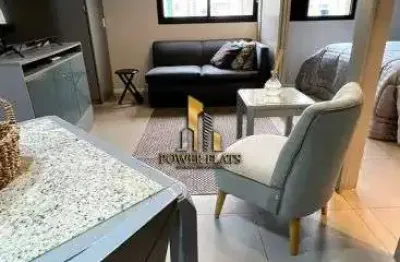 Flat mobiliado no hampton park, jardins – 1 dormitório, pronto para morar!