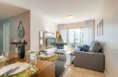Flat luxuoso e mobiliado no saint james – 48m², 1 suíte, varanda gourmet, moema