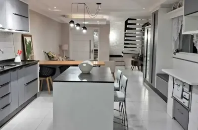 Sobrado de 3 dormitórios mobiliado & equipado pronto para morar