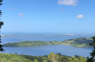 Terreno à venda, 30000 m², vista incrível para a lagoa, por r$ 385.000 - fazenda são paulo - imaruí/sc