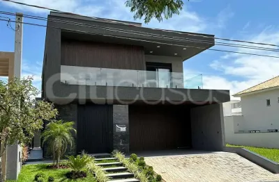 Sobrado mobiliado, com piscina, no condomínio residencial mont blanc