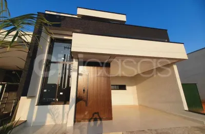 Casa moderna e exclusiva, com planejados, no condomínio villagio ipanema