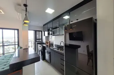 Apartamento no 16º andar, inteiro mobiliado no parque campolim. pacote aluguel (iptu, condomínio e