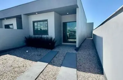 Casa pronta para morar no loteamento flora flora, bairro joaia, tijucas