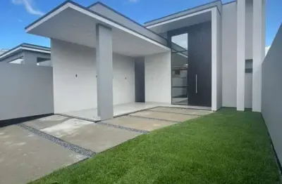 Casa em tijucas, bosque da mata, 2 suítes, 90m², terreno 180m²