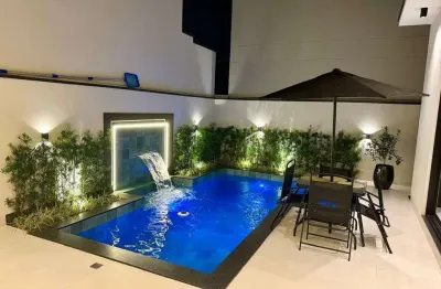 Casa de alto padrão com piscina e tecnologia no bosque da mata – tijucas/sc