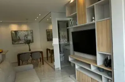 Apartamento com suíte, varanda e 1 vaga coberta no Living Vision – Bonfim