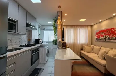 Apartamento com 2 dormitórios e ar-condicionado no tropical garden