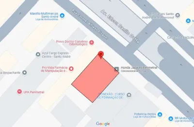 Terreno comercial à venda na Rua Coronel Alfredo Fláquer, 376, Centro, Santo André