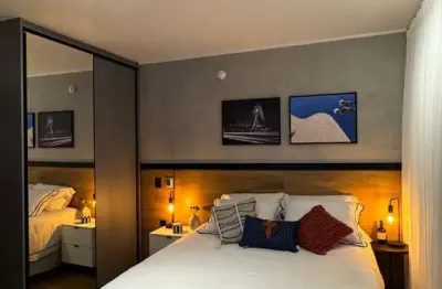 Flat com 1 quarto à venda na Avenida Ibirapuera, 2534, Indianópolis, São Paulo