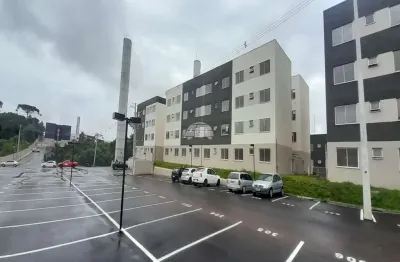 Apartamento com 2 quartos para alugar na rua maria joaquina vaz, 721, jardim itaqui, campo largo, 45 m2 por r$ 800