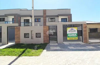 Casa com 3 quartos para alugar na avenida dos pássaros, 1976, jardim cláudia, pinhais, 130 m2 por r$ 3.700