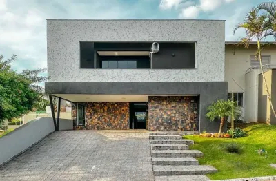 Sobrado com 4 dormitórios à venda, 316 m² por r$ 2.500.000,00 - terras de santana ii - londrina/pr