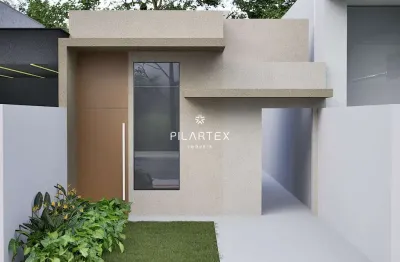 Casa próxima ao aeroporto moderna com pé direito alto, piscina e gourmet – entrega 2025