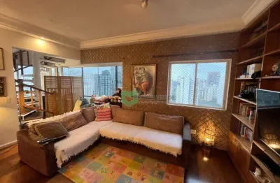 Cobertura com 4 dormitórios à venda, 300 m² por r$ 2.800.000,00 - campo belo - são paulo/sp