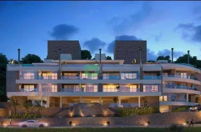 Apartamento duplex com 4 dormitórios à venda, 130 m² por r$ 2.750.000,00 - jurerê - florianópolis/sc